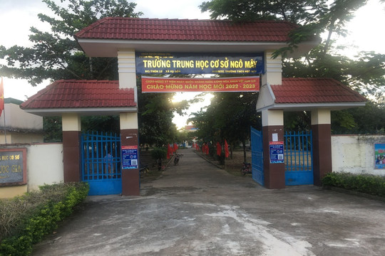 Vụ nguyên hiệu trưởng tạm làm giáo viên: Được tái bổ nhiệm 5 tháng trước