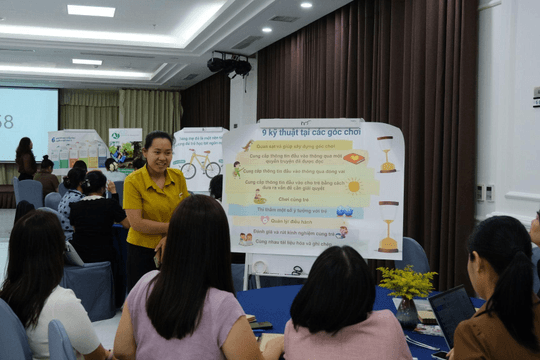 VVOB tổ chức hội thảo chuyên môn về nâng cao năng lực cho cán bộ quản lý và giáo viên mầm non các tỉnh, thành phố trên cả nước