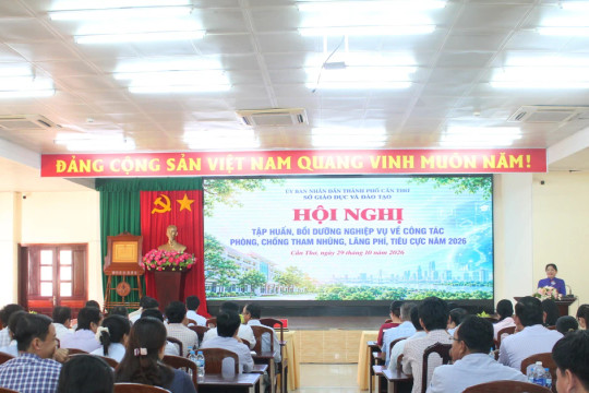 Ngành GD Cần Thơ nâng cao kiến thức phòng, chống tham nhũng, lãng phí, tiêu cực