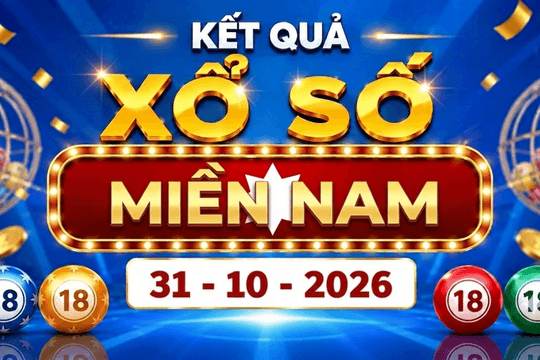 XSMN 31/10 - Kết quả xổ số miền Nam ngày 31 tháng 10