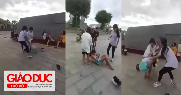 Clip nữ sinh bị đánh rồi lột quần áo nơi công cộng