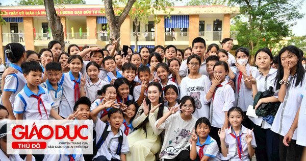 Miss Peace Vietnam Trần Thị Ban Mai vui Trung thu cùng học sinh có hoàn cảnh khó khăn