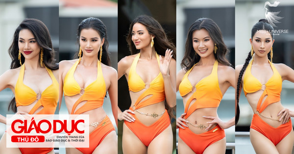 Top 18 thí sinh Miss Universe Vietnam 2023 tỏa sáng với màn trình diễn “Người đẹp Biển” tại The Grand Ho Tram